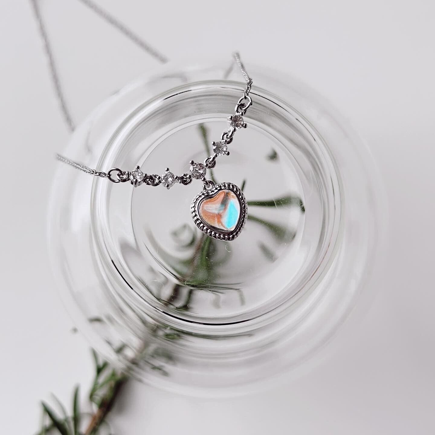 Scarlet Steel Necklace | Çelik Kolye