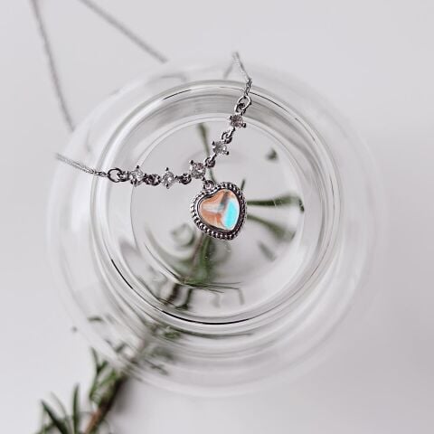 Scarlet Steel Necklace | Çelik Kolye