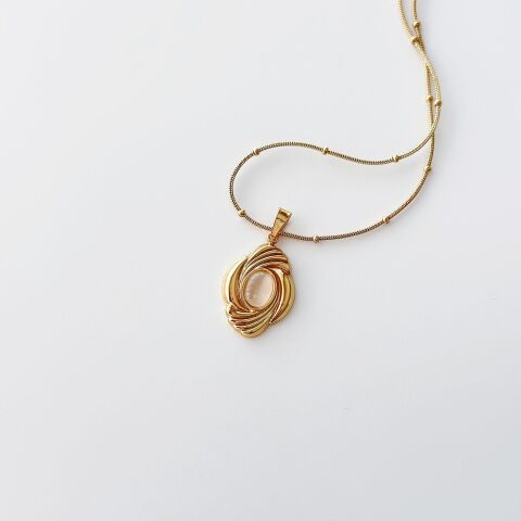 Vintage Lili Steel Necklace | Çelik Kolye