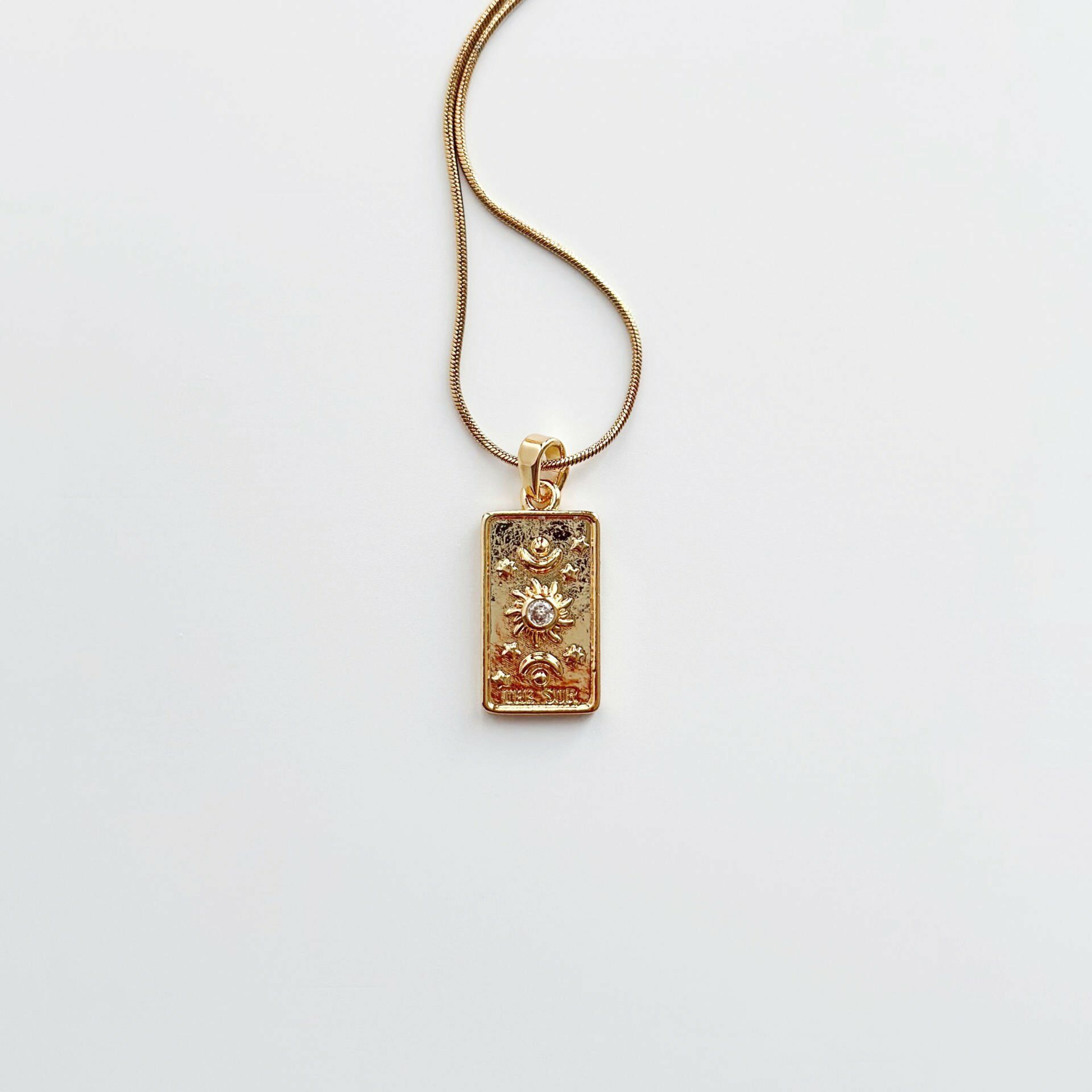 The Sun ! Steel Necklace | Çelik Kolye