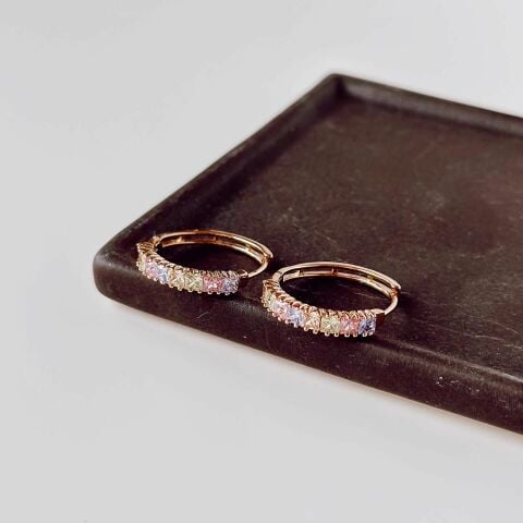 Rainbow Xuping Steel Earring | Çelik Küpe
