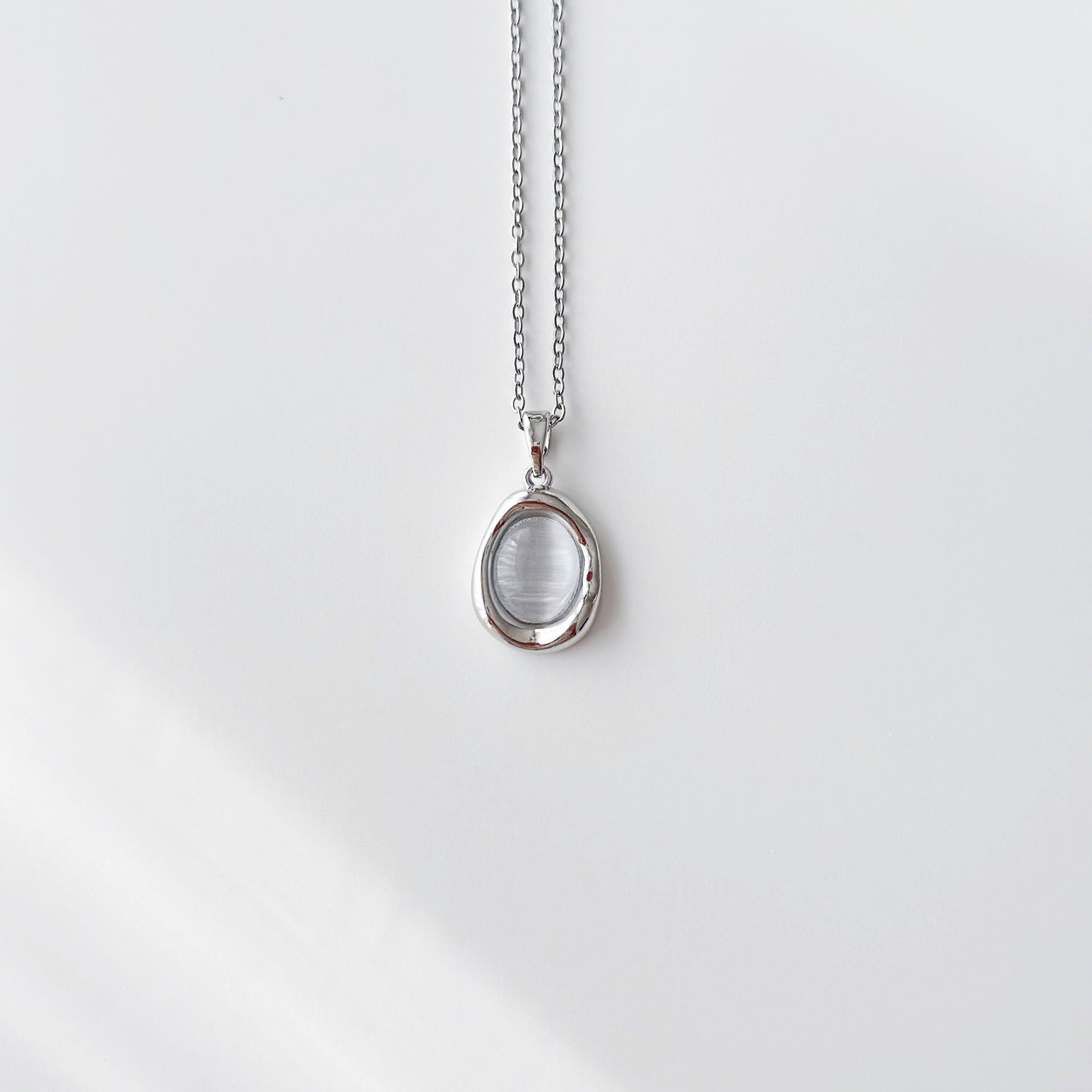 Perin Grey Steel Necklace | Çelik Kolye