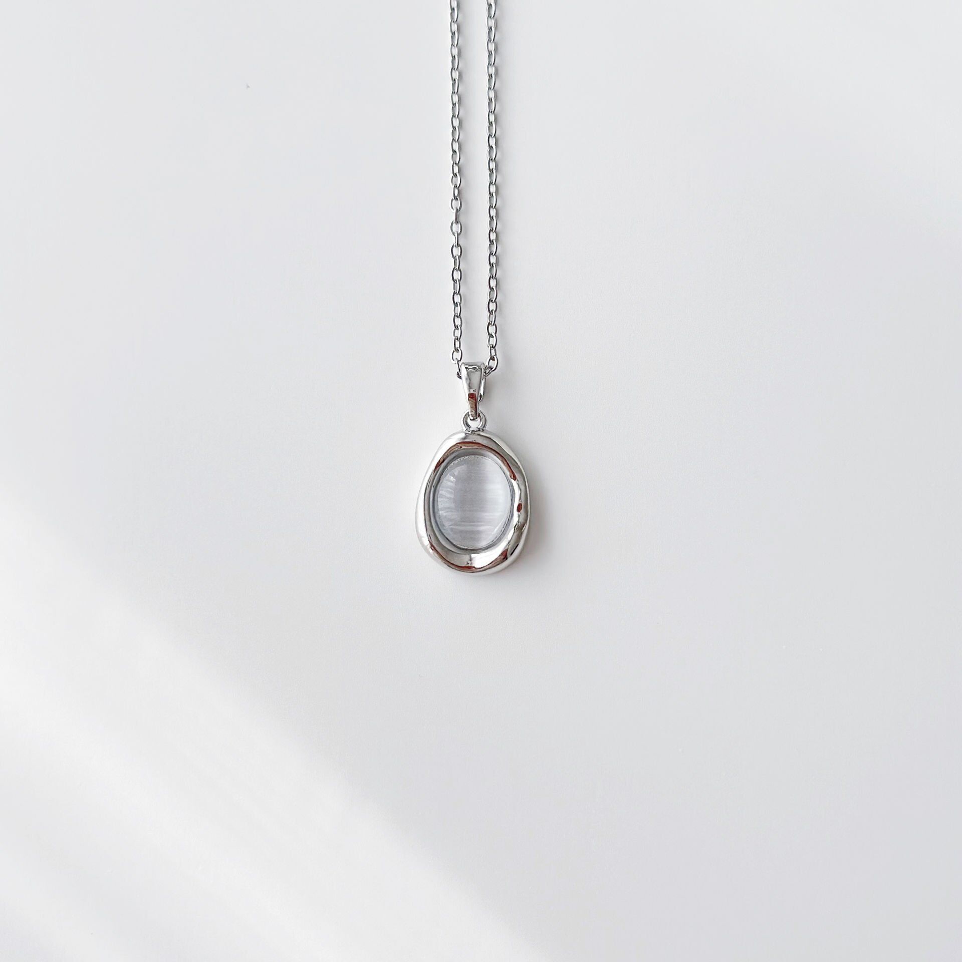 Perin Grey Steel Necklace | Çelik Kolye