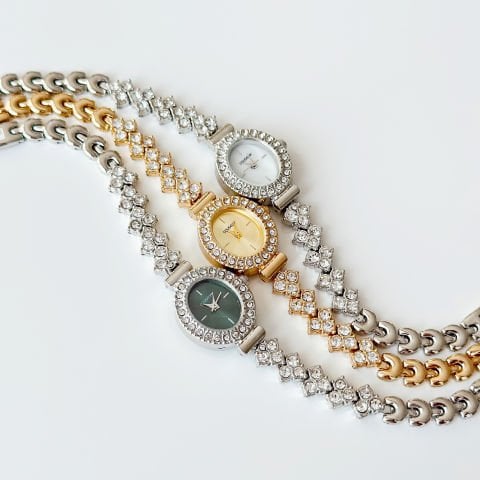 Bella Grey-Green Watch | Saat