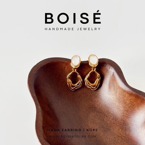 Hank Steel Earring | Çelik Küpe