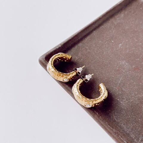 Vıux Steel Earring | Çelik Küpe