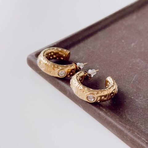 Vıux Steel Earring | Çelik Küpe
