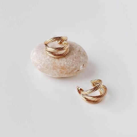 Neida Steel Earring | Çelik Küpe