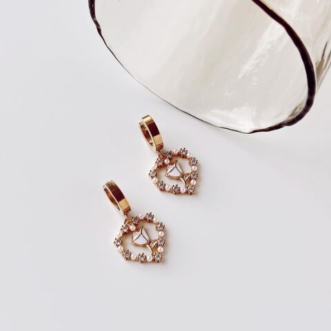 Romantica Steel Earring | Çelik Küpe