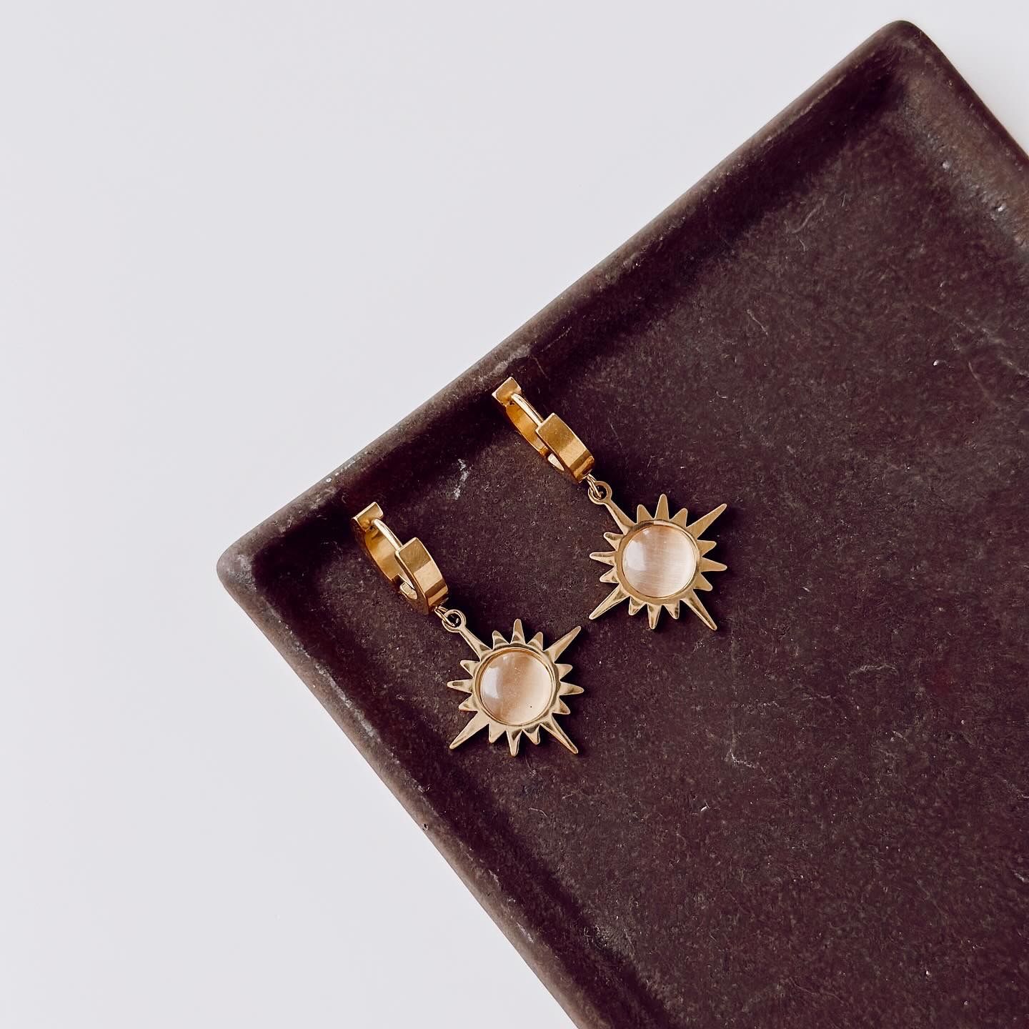 Soleil Steel Earring | Çelik Küpe