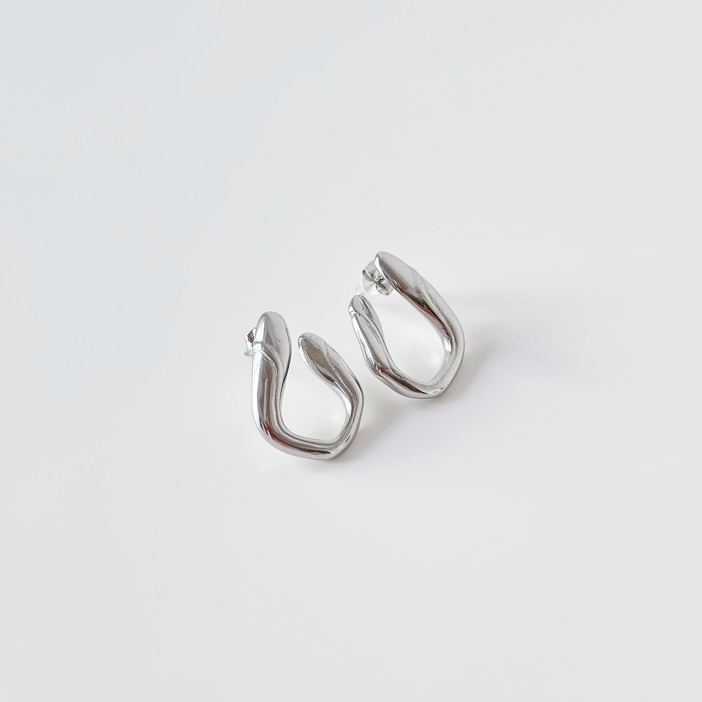 Huly Steel Earring | Çelik Küpe