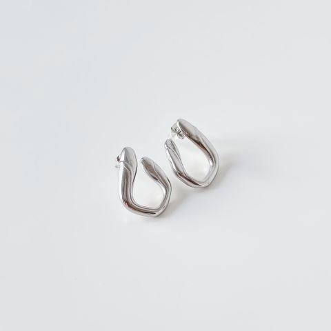 Huly Steel Earring | Çelik Küpe