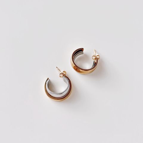 Ronia Steel Earring | Çelik Küpe