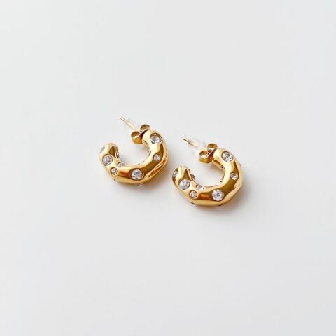 Jeila Steel Earring | Çelik Küpe