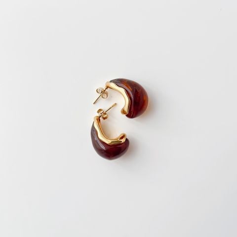 Moca Steel Earring | Çelik Küpe