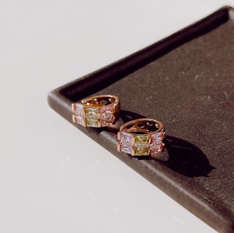 Colorful Xuping Steel Earring | Çelik Küpe