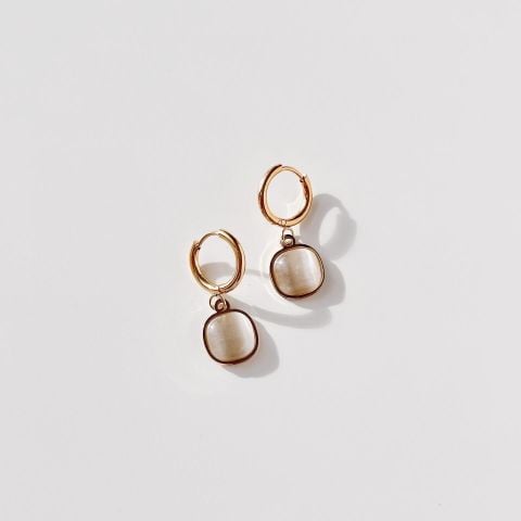 Cappucino Steel Earring | Çelik Küpe