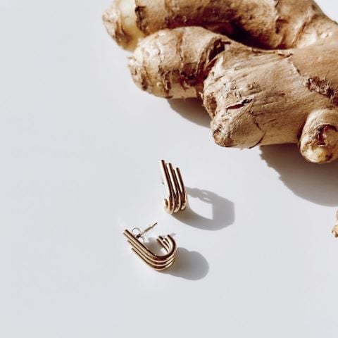 Volume Steel Earring | Çelik Küpe