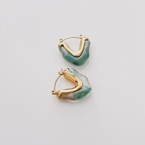 Vert Steel Earring | Çelik Küpe