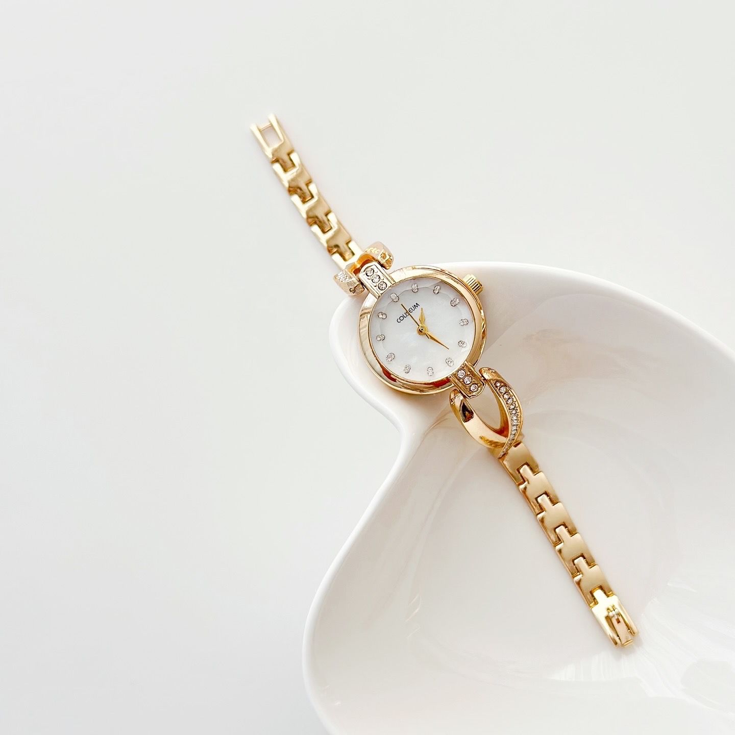 Helcius Cream Watch | Saat