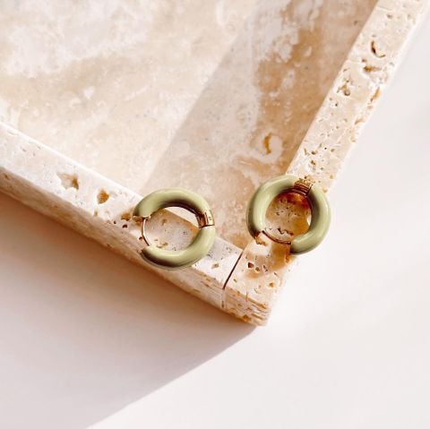 Moss Steel Earring