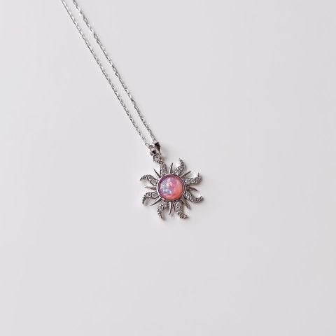 Emma Grey Steel Necklace | Çelik Kolye