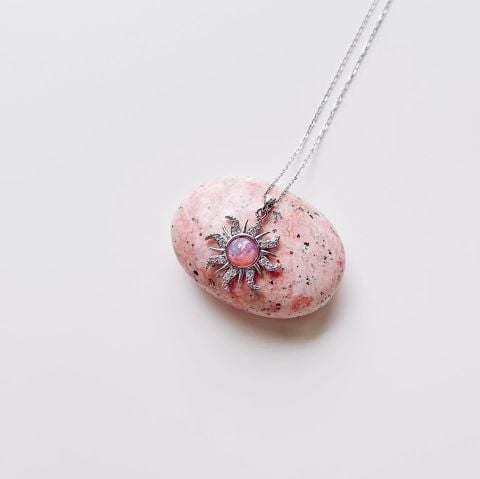 Emma Grey Steel Necklace | Çelik Kolye