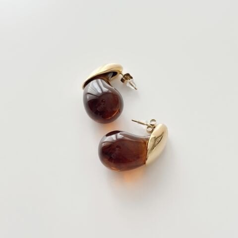 Petra Steel Earring | Çelik Küpe