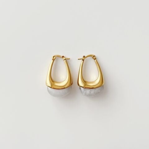 Lain Steel Earring | Çelik Küpe