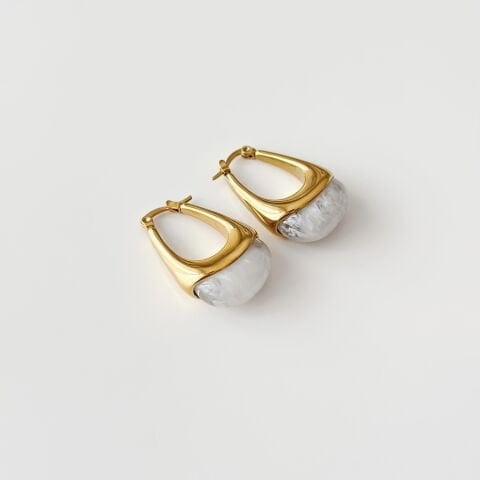 Lain Steel Earring | Çelik Küpe