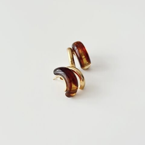 Figer Steel Earring | Çelik Küpe