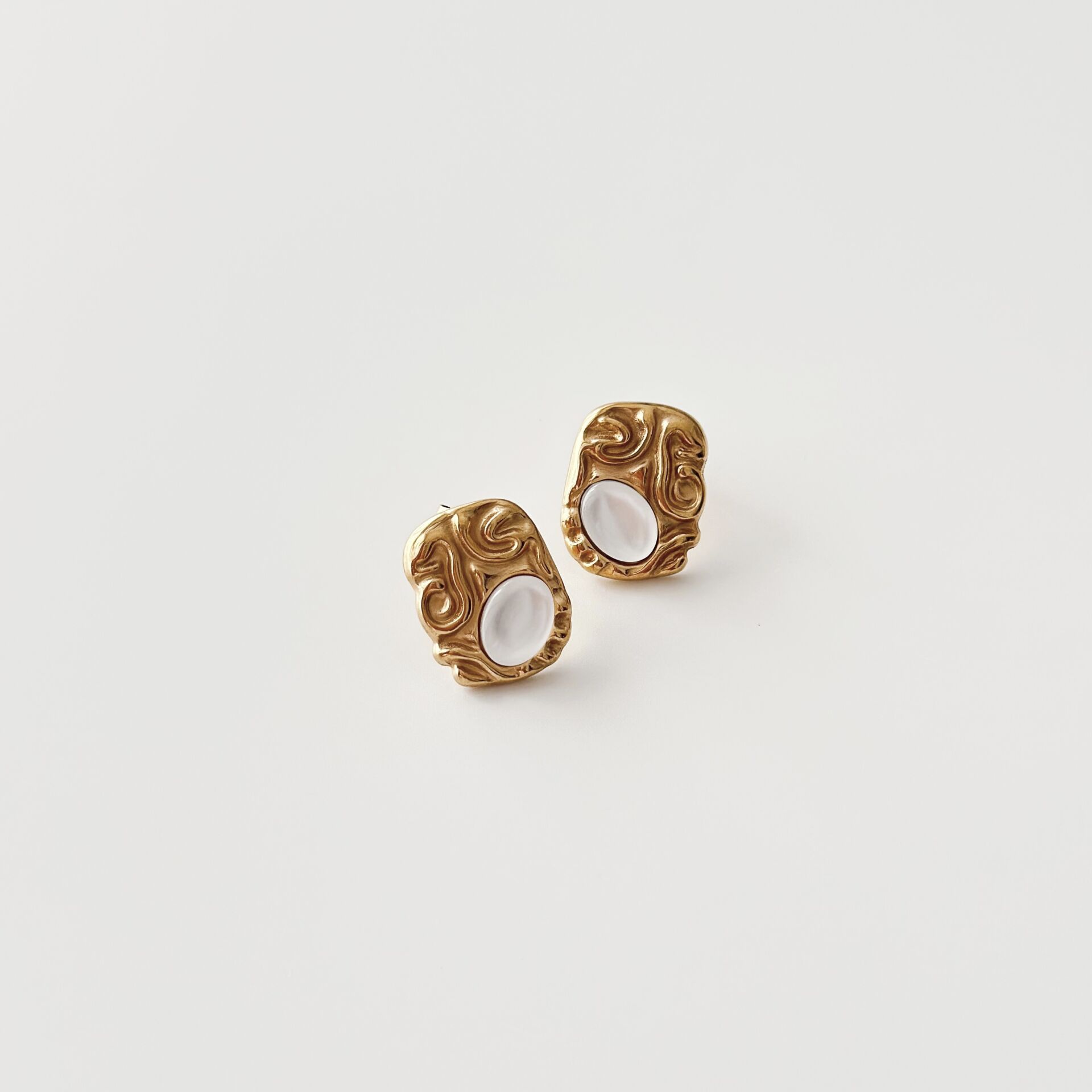 Leun Steel Earring | Çelik Küpe