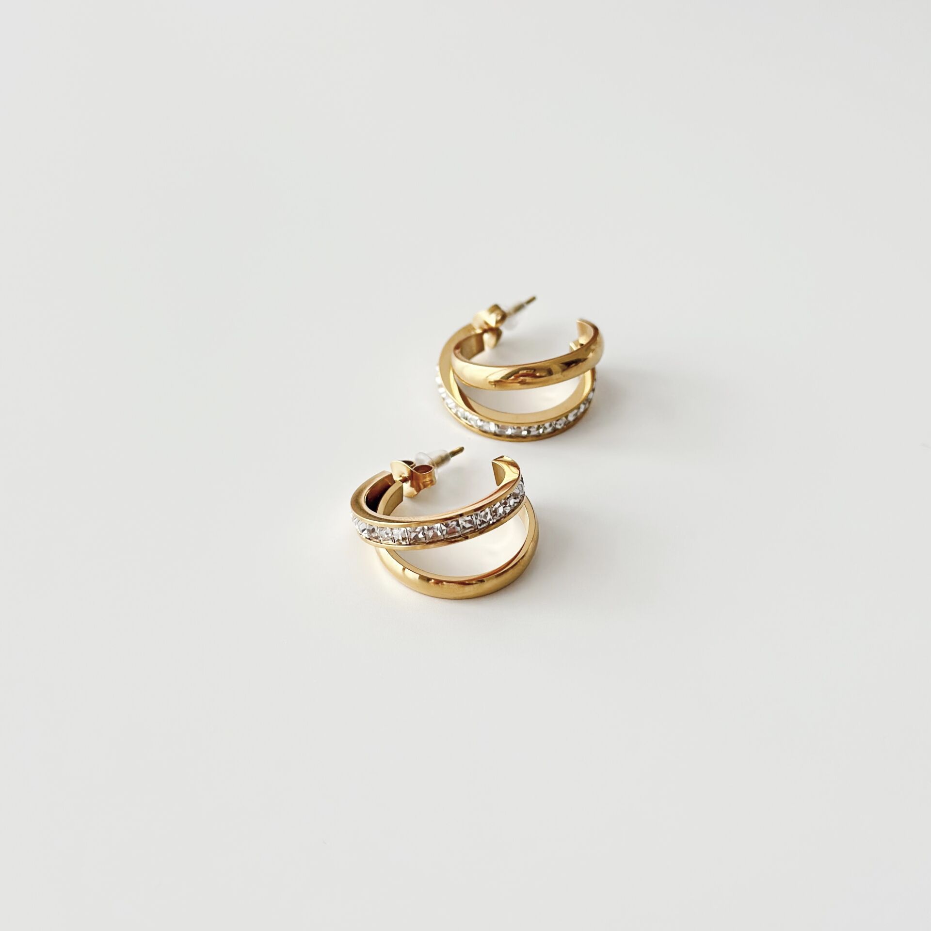 Keny Steel Earring | Çelik Küpe