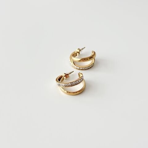 Keny Steel Earring | Çelik Küpe