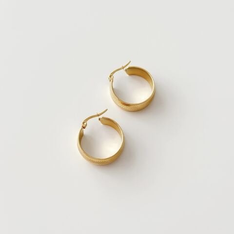 Mellis Steel Earring | Çelik Küpe