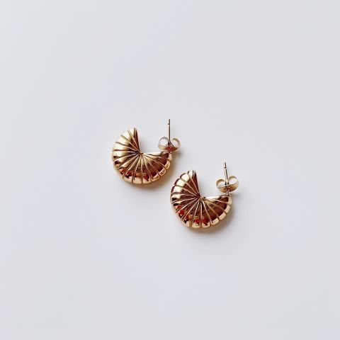 Snail Steel Earring | Çelik Küpe