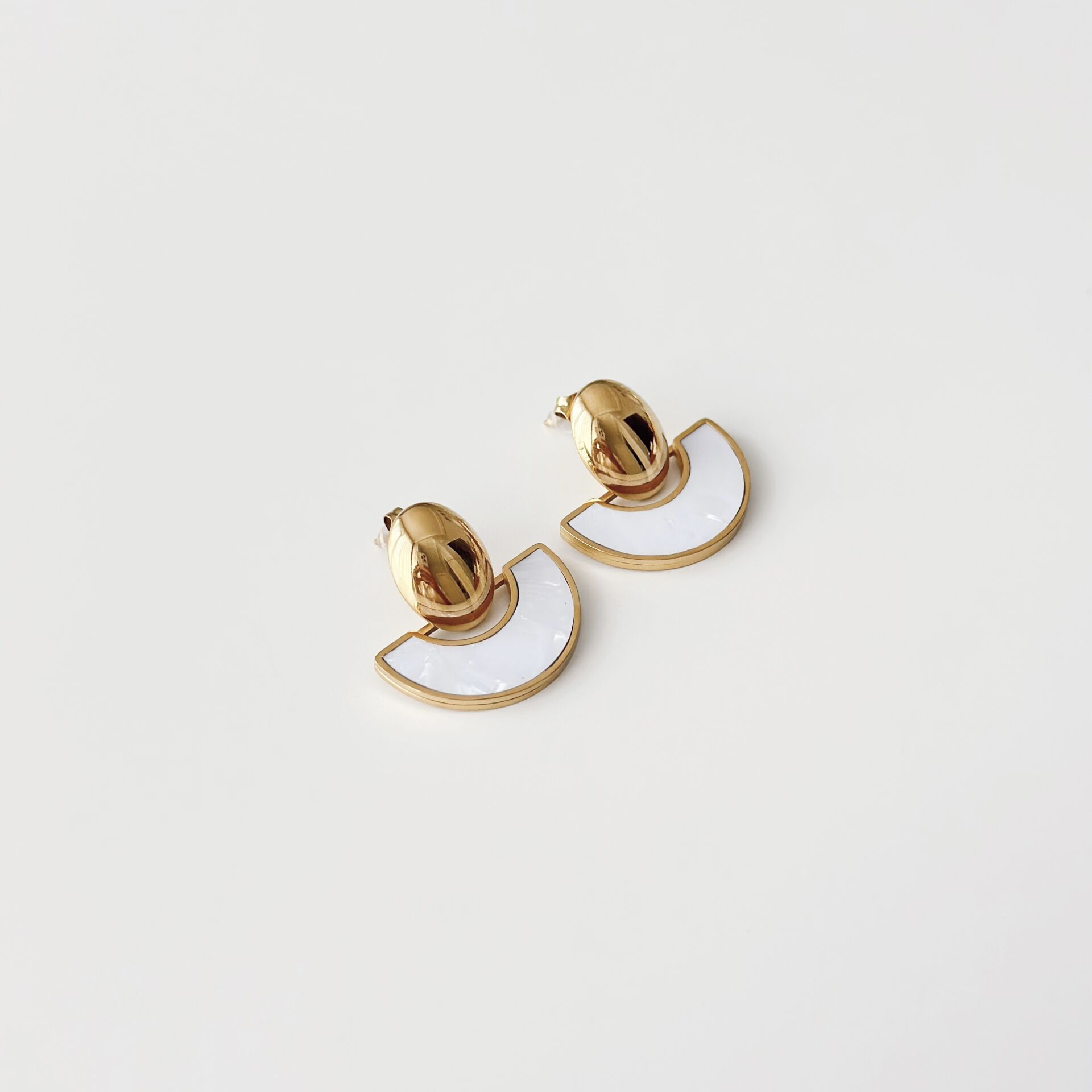 Leri Steel Earring | Çelik Küpe