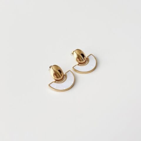 Leri Steel Earring | Çelik Küpe