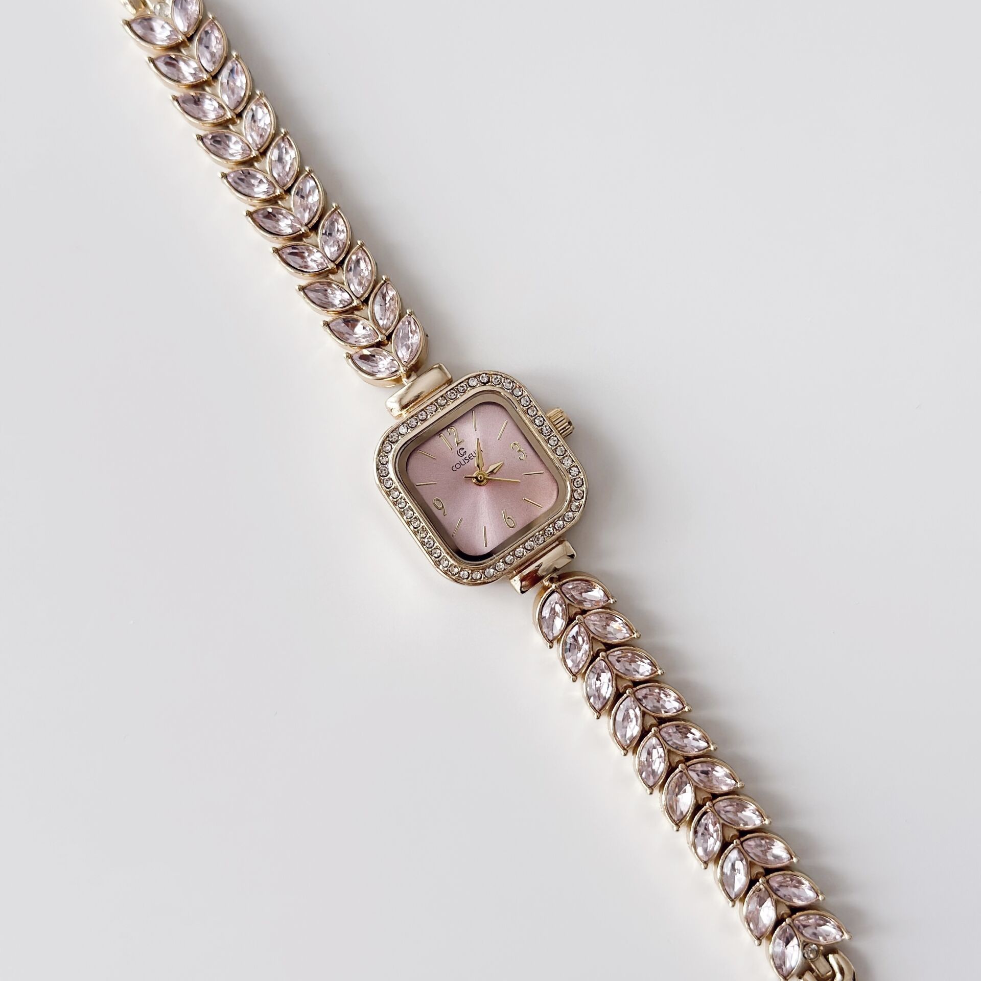 Herringbone Pink Watch | Saat