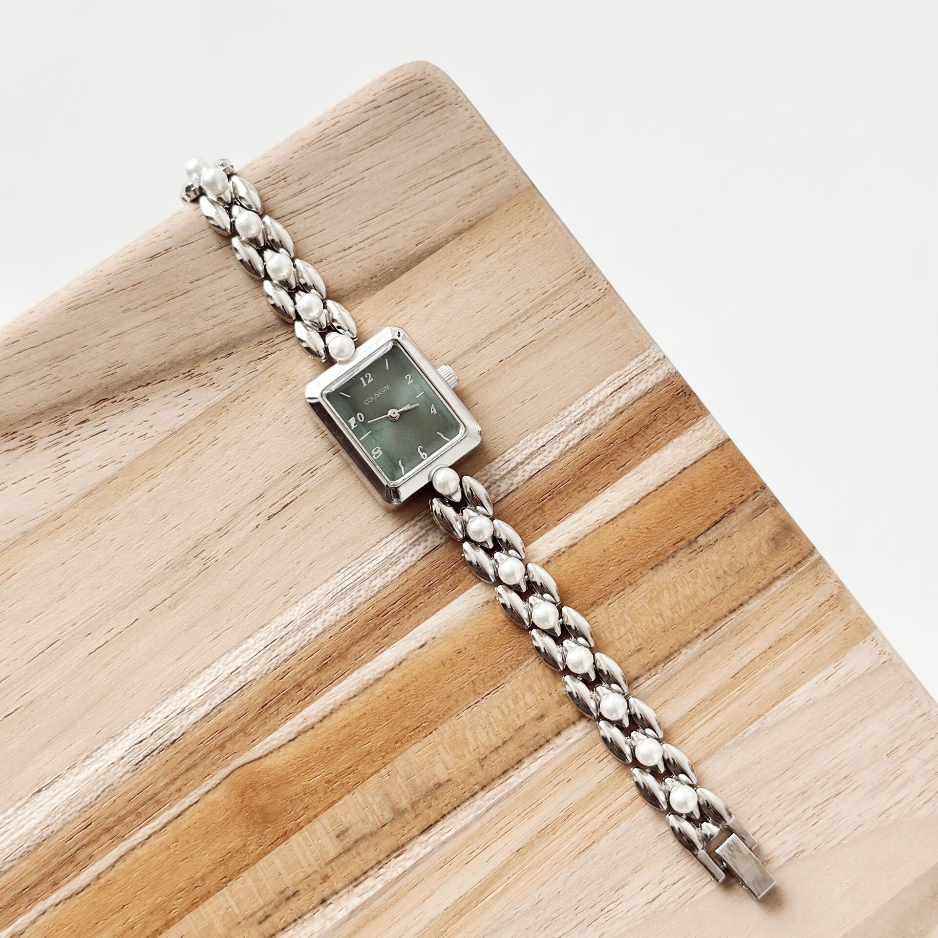 Helena Grey-Green Watch | Saat