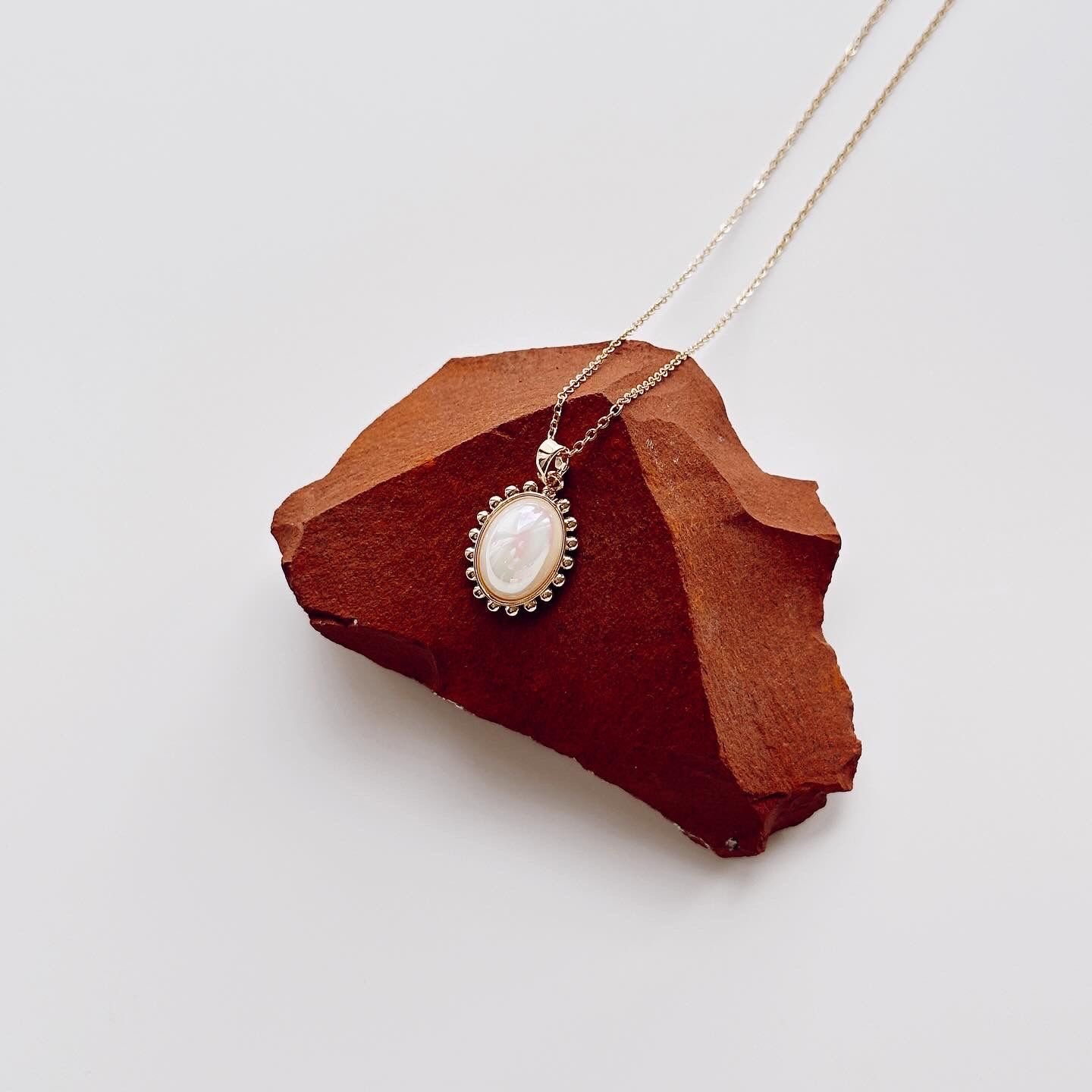 Pearly Steel Necklace | Çelik Kolye