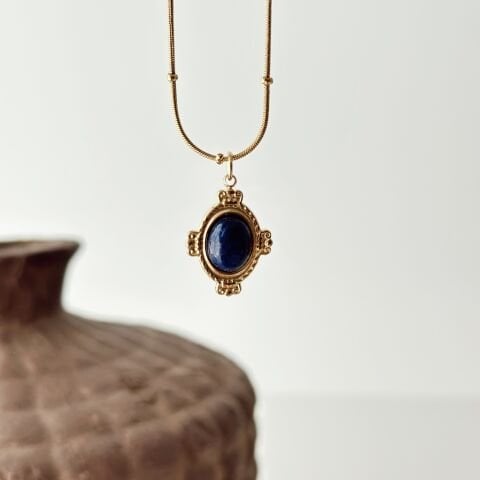 Laphice Steel Necklace | Çelik Kolye