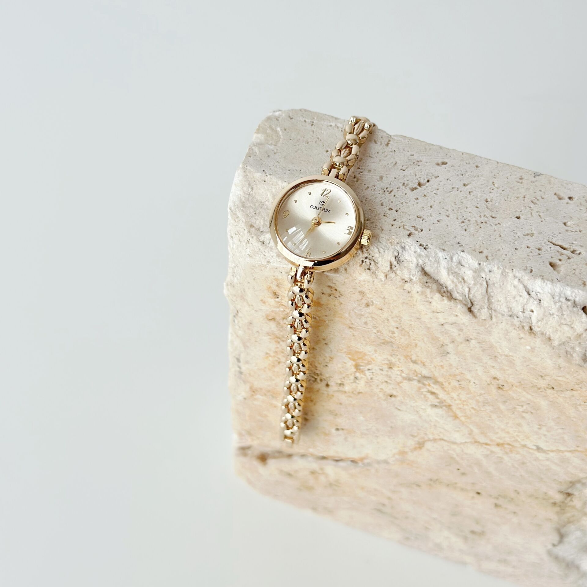 Nadia Gold Pink Watch | Saat