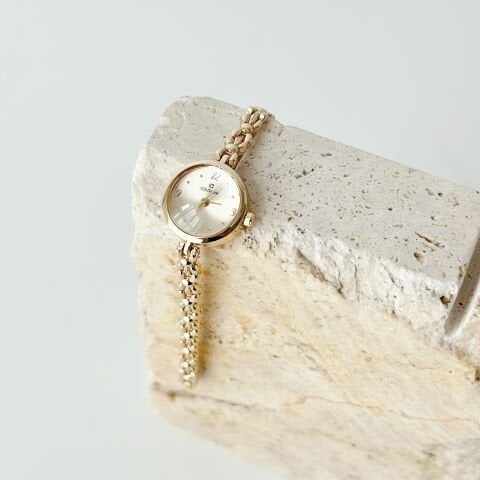 Nadia Gold Pink Watch | Saat