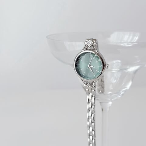 Charlet Grey-Green Watch | Saat