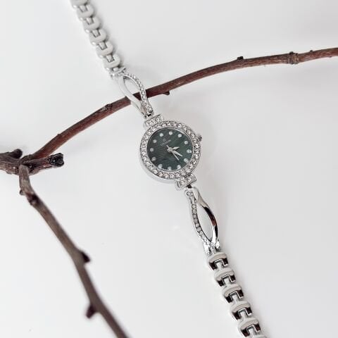 Meghan Grey-Green Watch | Saat