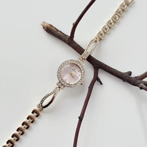Meghan Gold-Pink Watch | Saat