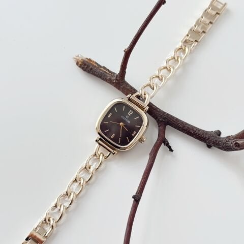Feal Gold-Black Watch | Saat
