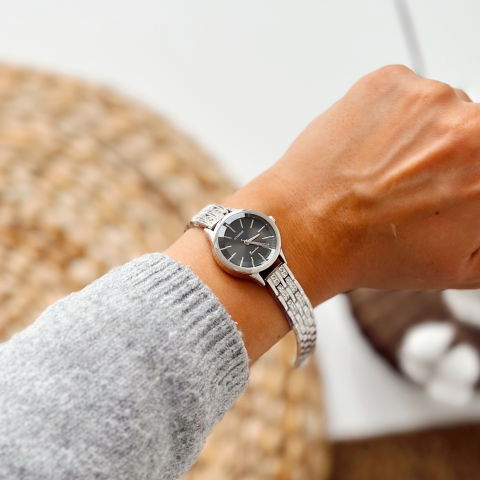 Boleyn Grey Black Watch | Saat