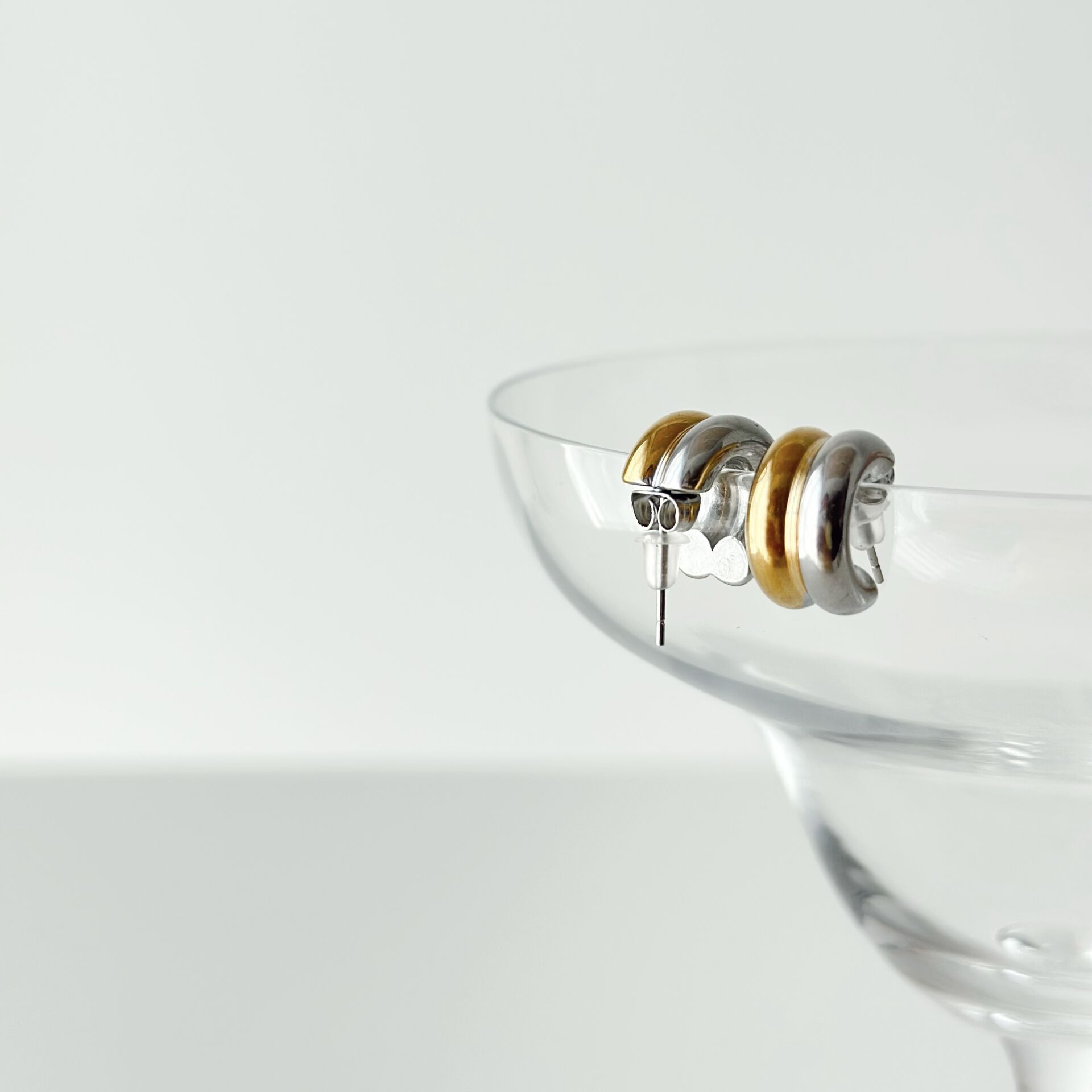 Mini Pinnie Steel Earring | Çelik Küpe